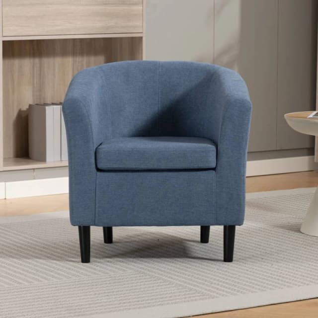 Artemis Home Beulah Fabric Accent Chair in Light Blue Size: 1 Pack Light Blue Unisex 1 Pack
