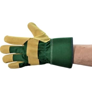 Tuffsafe - Pigsplit Leather Rigger Gloves - Size 10