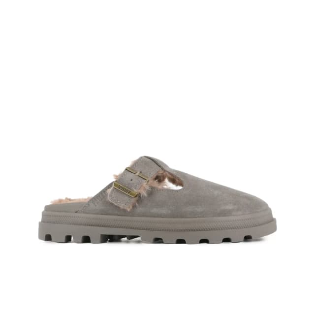 Palladium Dunelite Pyla Warm Clogs in Suede grey Women 37 (4);38 (5);40 (6.5);41 (7);42 (8)