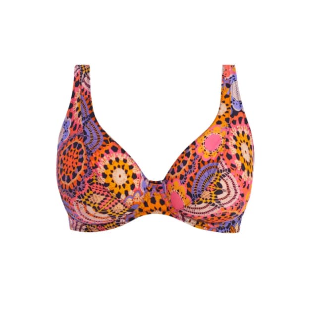 Womens swimsuit top Freya Santiago nights Multicolore Female 75G