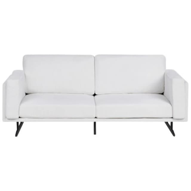 Beliani Sofa 3 Seater Idre White