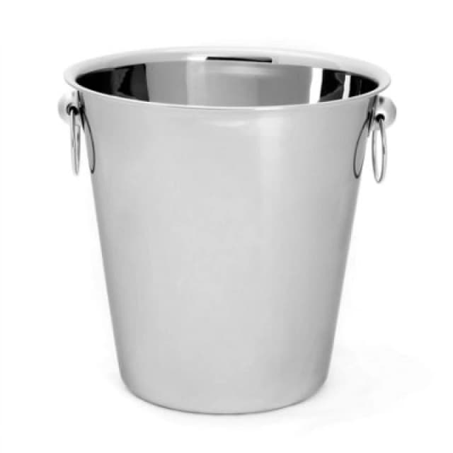 Rink Drink Stainless Steel Ice Bucket - 4 Litre - Silver