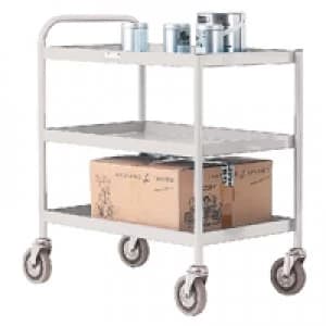 Slingsby 3 Tier Grey General Purpose Trolley 331492