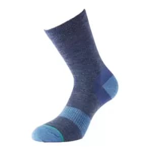 1000 Mile Womens/Ladies Approach Walking Socks (M) (Navy)