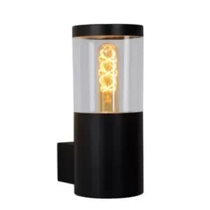 Lucide Fedor Modern Wall Light Outdoor 1xE27 IP44 Black