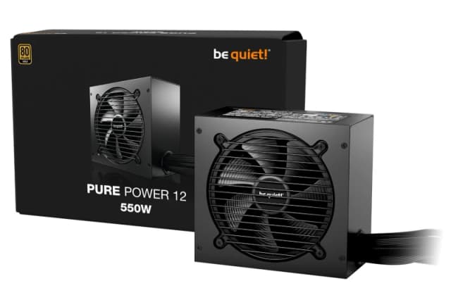 Be Quiet! Pure Power 12 550W 80+ Gold Certified ATX Power Supply - BP001EU