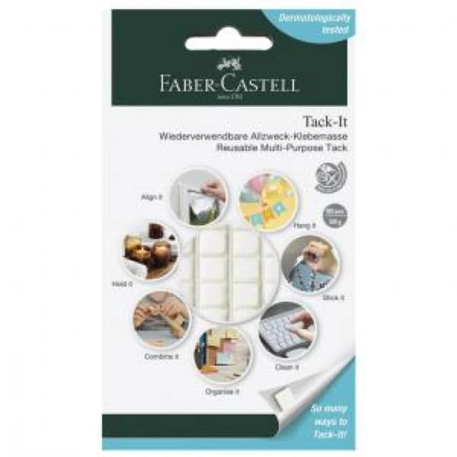 Faber-Castell Faber-Castell Adhesive Tack-It 50g White (Pack 25) - 589150 589150