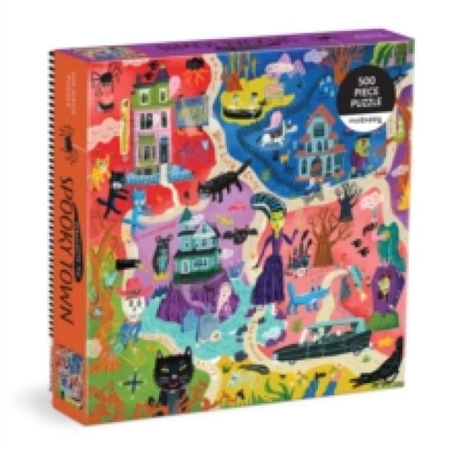 Welcome to Spooky Town 500 Piece Family Puzzle Jigsaw