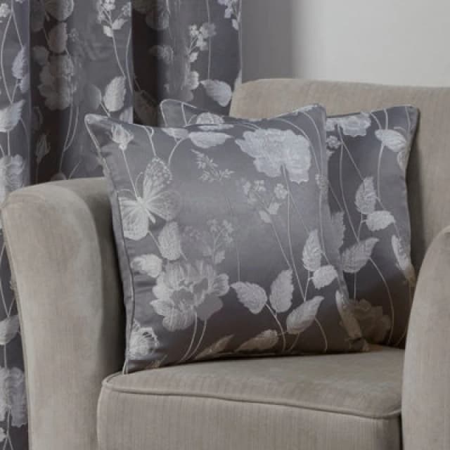 Meadow Cushion Cover In Silver