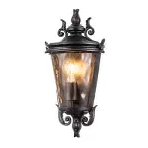 Baltimore Outdoor Wall Lantern Weathered Bronze, IP44