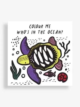 Wee Gallery Colour Me: Who's in the Ocean? Bath Book