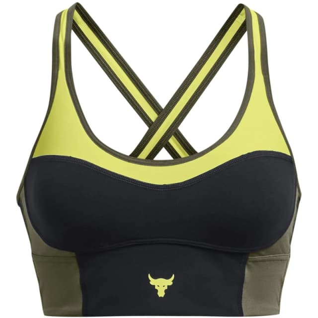 Under Armour Womens Medium Impact Sports Bra Black female 8 (XS)