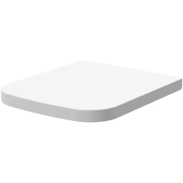 nuie Square Wrapover Soft Close Toilet Seat (Urea), White NCG499