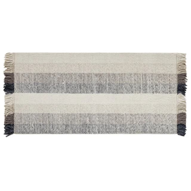 Beliani Rug Emirler White 80 X 150 Cm Wool