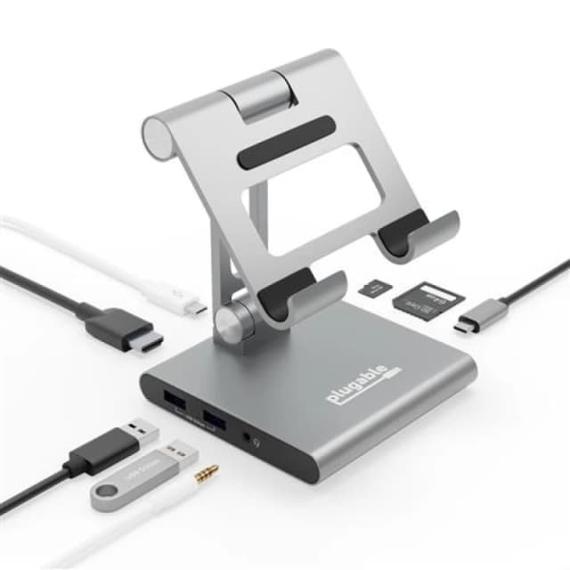 Plugable USB-C Dock Tablet Phone Stand