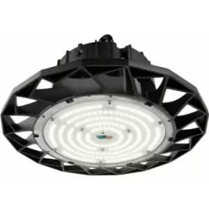 High Bay IP65 Emergency Pendant Light - 100W Daylight White LED - Matt Black