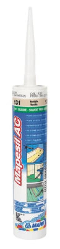 Mapei Mapesil Ac Vanilla Silicone-Based Sealant, 31Ml
