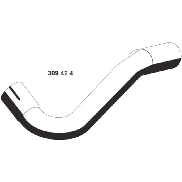 ERNST 309424 Exhaust Pipe Rear Axle Left Exhaust Pipe (17)