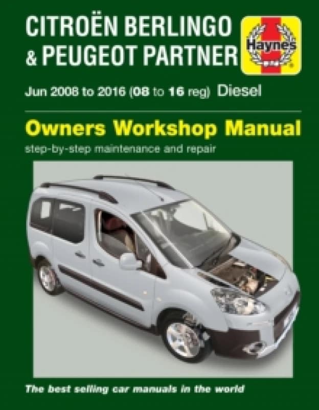 Citroen Berlingo & Peugeot Partner Diesel (June 08 - 16) 08 to 16 Haynes Repair Manual Paperback / softback