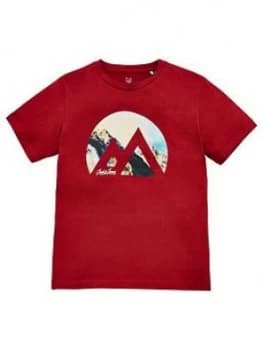 Jack & Jones Junior Boys Short Sleeve T-Shirt - Sundried Tomato