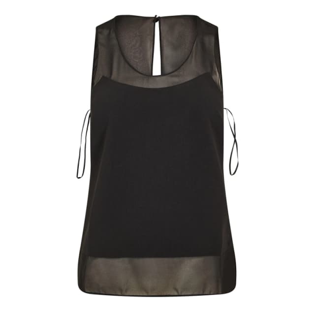 Ted Baker Sleeveless Top with Panel Detail Black female 6 (2X)