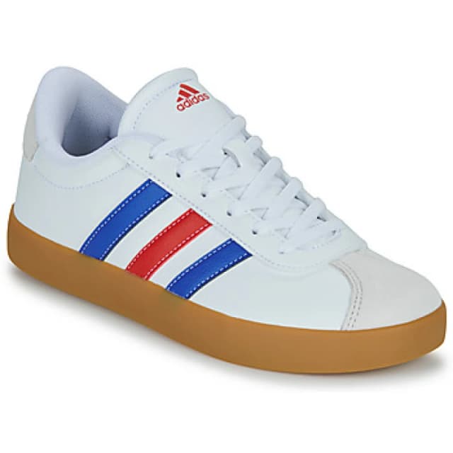 Adidas SPORTSWEAR Kids VL Court 3.0 Trainers White/Blue/Red Baby 36 (3.5);37.3 (4);38 (5);39.3 (5.5 to 6);40