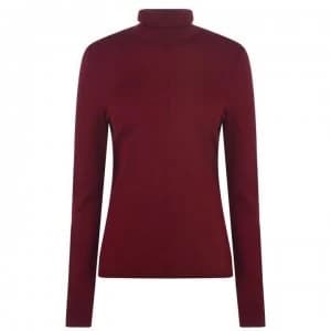 Oui High Neck Jumper - Red Dahlia 3804