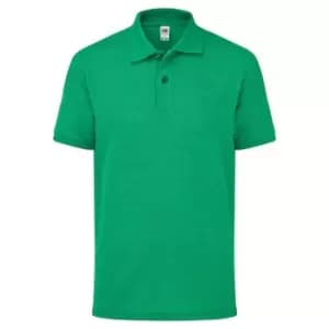 Fruit Of The Loom Childrens/Kids Unisex 65/35 Pique Polo Shirt (12-13) (Heather Green)