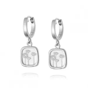 Wild Daisies Drop Sterling Silver Earrings FE08_SLV