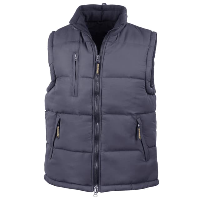 Result Result Men Padded Body Warmer in Navy Size: X-Small Navy XS Male 5063470512126