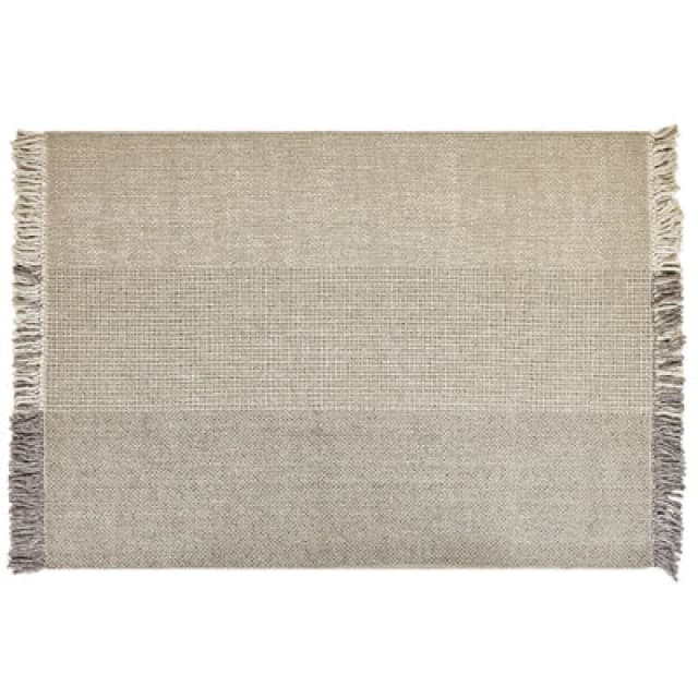 Beliani Rug Tekeler Grey 160 X 230 Cm Wool