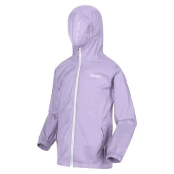 Regatta Kids Pack It III Waterproof Jacket - Purple