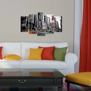 5MX-128 Multicolor Decorative MDF Painting (5 Pieces)