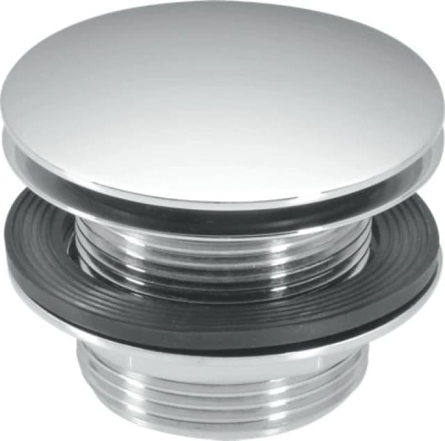 McAlpine CBW70-CB Chrome Plated Brass Clicker Bath Waste Silver