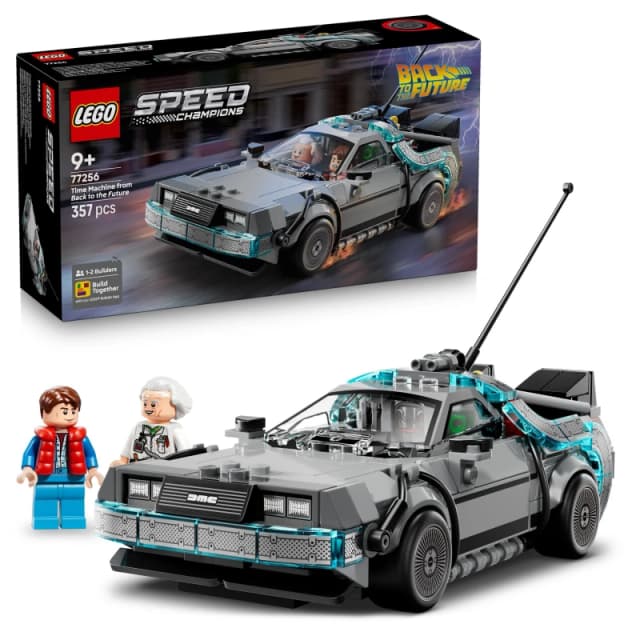 LEGO Speed Champions Time Machine from Back to the Future 77256 DeLorean unisex One Size
