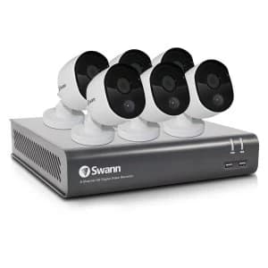 Swann CCTV System - 8 Channel 1080p HD DVR with 6 x 1080p HD Thermal Sensing Cameras & 1TB HDD