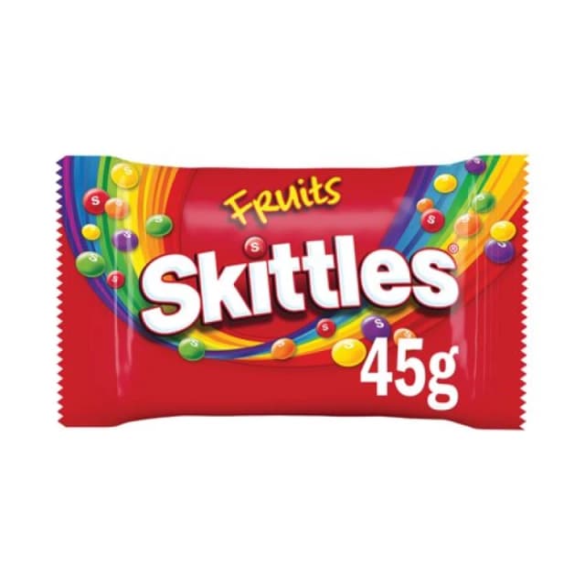 Skittles Skittles Chewy Sweets Fruit Flavoured Bag 45g (Pack of 36) 100548 100548
