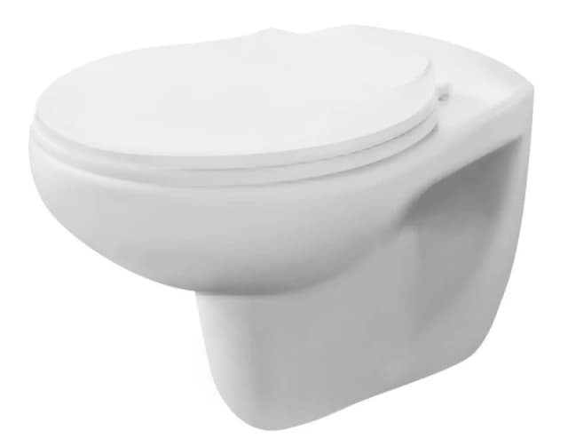Balterley Bathroom Wall Hung Toilet Pan , 390mm x 355mm, White White