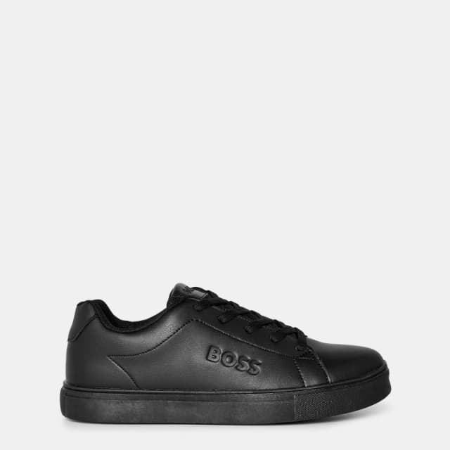 Boss Kids Logo Court Low Trainers Black male 3 (36)