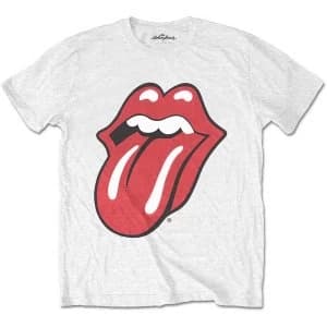 The Rolling Stones - Classic Tongue Kids 1 - 2 Years T-Shirt - White