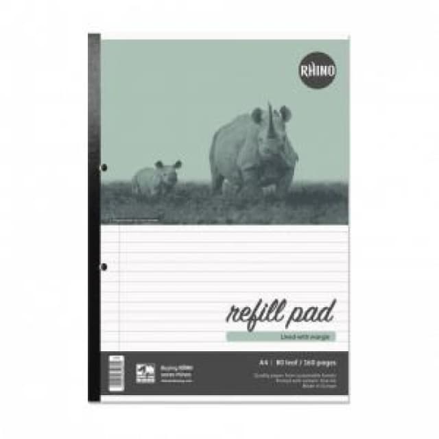 Rhino A4 Refill Pad 80 Leaf F8M (Pack 10) - V4FM-0 DD