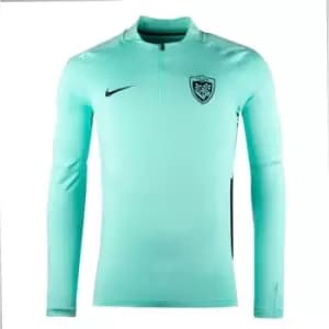 Nike Toulon Quarter Zip Hoodie 2022 2023 Mens - Blue