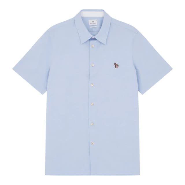 Paul Smith Embroidered Zebra Shirt Blues 44 male S