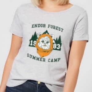 Star Wars Endor Camp Womens T-Shirt - Grey - 3XL