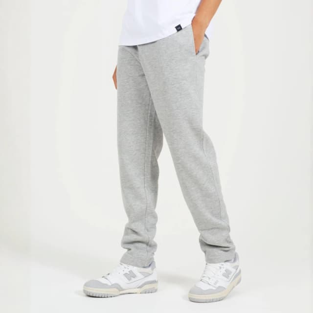 Brave Soul Brave Soul Men Straight Leg Open Hem Joggers in Grey Size: X-Large Grey XL Male 5063487024995