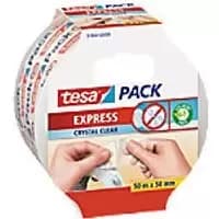 Tesa Packing Tape Express Crystal Transparent 50 m