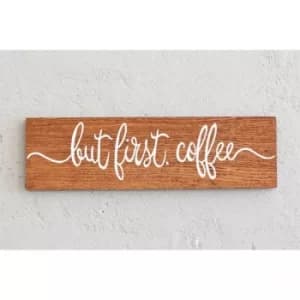 Coffee Brown Decorative Wooden Wall Accessory