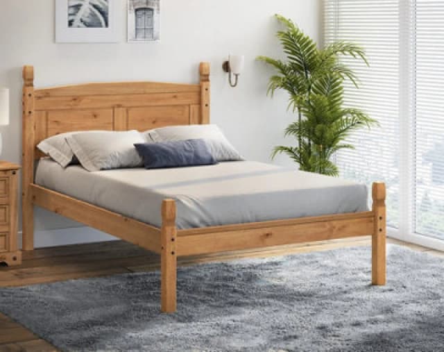 MERCERS FURNITURE Corona 4'0' Low Foot End Bed Frame 5060335865953