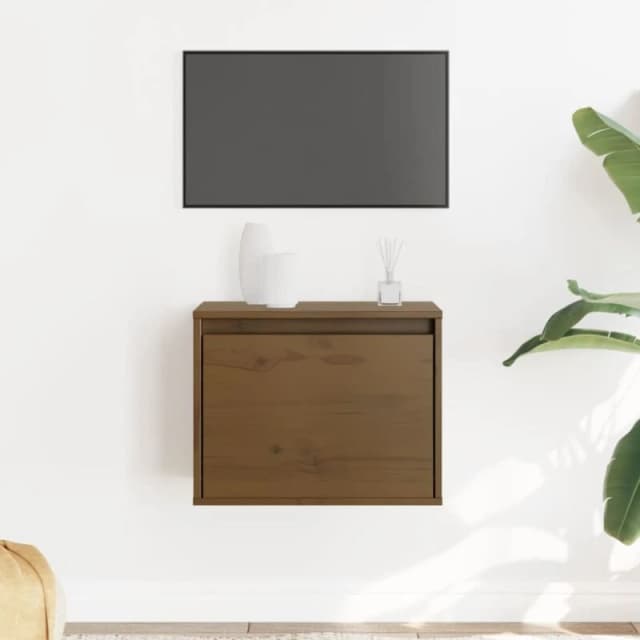 VIDAXL Vidaxl - Wall Cabinet Honey Brown 45x30x35cm Solid Pinewood 8720286840337