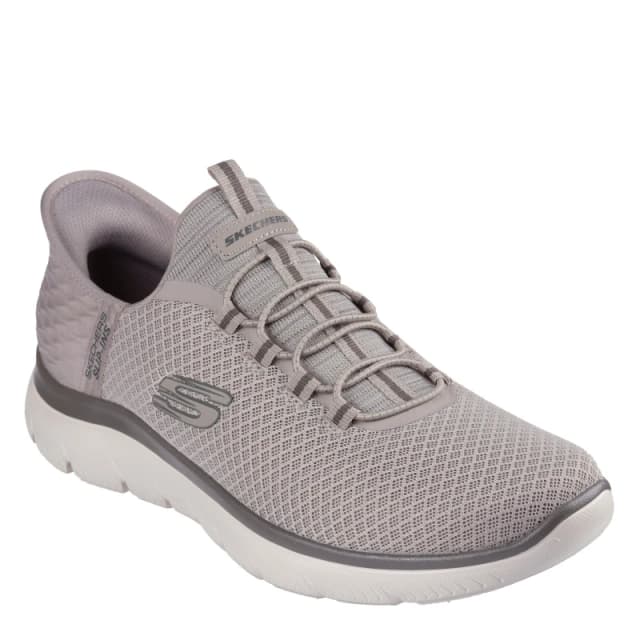Skechers Men Slip-ins: Summits - High Range Shoes in Taupe Size: 8 Taupe 8 Male 197976401969